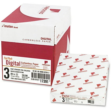 Nekoosa Premium Fast Pack Three-part Digital Carbonless Paper, 1