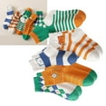 thumbnail image 5 of 5 pares de calcetines para niños con bonito patrón de oso, calcetines de algodón respetuosos con la piel para niños y niñas para otoño invierno XL (de 9 a 12 años), 5 of 5