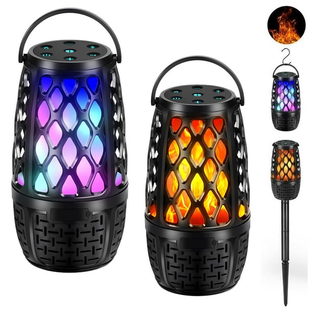 Altavoces exteriores Ulinkbee Colorful LED Flame Bluetooth 5.3