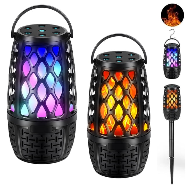 Altavoces exteriores Ulinkbee Colorful LED Flame Bluetooth 5.3