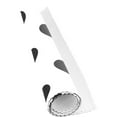 thumbnail image 6 of Black Polka Dots 4 PCs Placemats Set Linen Non-Slip Table Mat Rectangular Washable for Dining Kitchen Party 12"x18", 6 of 8