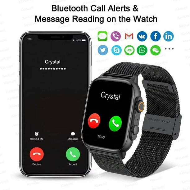 Gold phone watch new arrivals