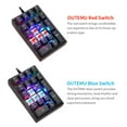 thumbnail image 3 of MOTOSPEED Motospeed K24 RGB Backlit Numeric Mechanical Keyboard with 21 Keys, 13 Lighting Modes, OUTEMU Switches, USB Wired for Office and Finance Use, 3 of 6
