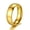 Gold, variant on ChainsProMax Men/Women Classic Plain Ring, 2/4/6/8mm Wedding Band, Gold Plated/Stainless Steel/Black