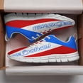 thumbnail image 3 of Puerto Rico Shoes Men Women Running Tennis Shoes Breathable Casual Puerto Rico Flag Sneakers White Size 8, 3 of 5