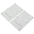 thumbnail image 2 of PVC Guitar Backplates, Replacement Parts Compact Size 2PCS Electric Guitar Back Cover  For Musical Instruments Red,Black,White, 2 of 8