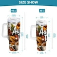 thumbnail image 6 of Yayeee 40oz Stainless Steel Tumbler with Straw and Handle Double-Wall Insulated Travel Water Bottle, Autumn Day Pattern, 6 of 8