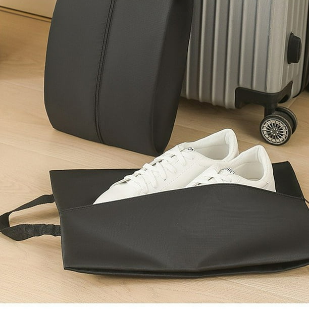 Bolsa Organizadora de Calzado, Fundas de Zapatos Transpirables, Bolsa para Botines de Viaje con Asa, Tela de Oxford, 40x30x2 cm para Almacenamiento en Equipaje