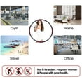 thumbnail image 5 of Exercise Weighted hoops, Lose Weight Fast by Fun Way to Workout, Fat Burning Healthy Model Sports Life, Detachable and Size Adjustable Design, 5 of 5