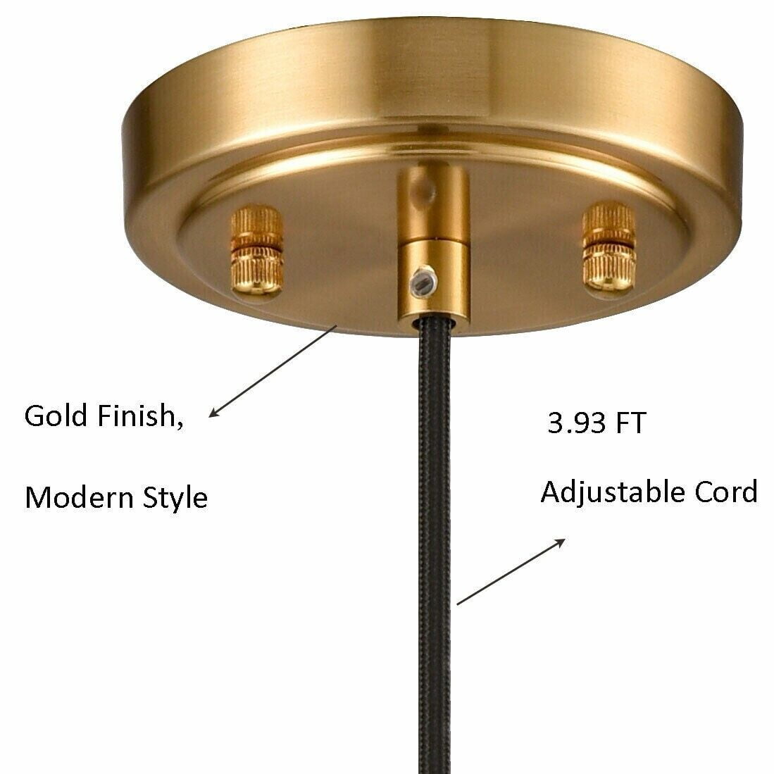 Claxy Gold Pendant Light with Globe Milk Glass Jamaica Ubuy