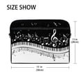 thumbnail image 2 of Funda para portátil MRMIAN Fashionable en blanco y negro Music Note 15 pulgadas, 2 of 6