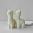 thumbnail image 5 of Molde de silicona 3D pequeñas Alpacas, vela de animales, herramienta de fabricación de jabón de yeso de resina, molde para hornear Chocolate, decoración del hogar, Animal, 5 of 5