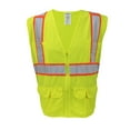 thumbnail image 3 of Ironwear 1277 Class 2 Surveyor Safety Vest w/ Zipper & Radio Clips, 3 of 3