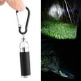 thumbnail image 1 of LED Mini Flashlight Keychain Portable Torch Light Aluminum Alloy Black Silver, 1 of 8