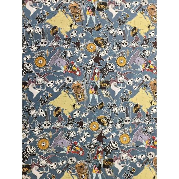 Springs Creative Disney NBC Fear Fest Pack CTN Nightmare Before Christmas 100% Cotton Fabric sold by the yard