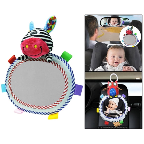 Espejo de Asiento Trasero Espejo Retrovisor de Vista para Bebé Niño Estilo cebra CUTICAT Espejo del asiento trasero