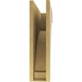 thumbnail image 4 of 9"W x 36"D x 36"H Thin Rivera Rough Cedar Woodgrain TimberThane Corbel, Primed Tan, 4 of 6