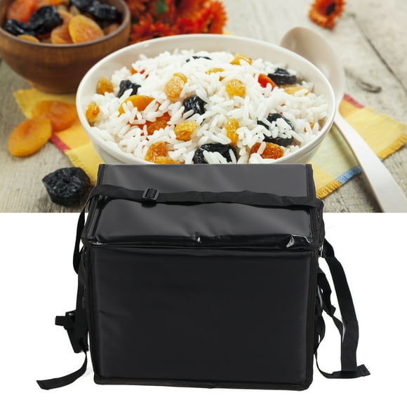 Food Delivery Bag, Convenient Practical Cushioning Effect Large Capacity Insulated Food Bags For Restaurant For Outdoor For Camping