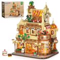 thumbnail image 1 of Bloque de construcción INSOON City Bakery Cafe House 1289 piezas, 1 of 9