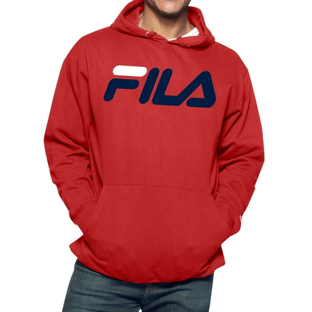 Onenigheid langzaam heuvel Fila Big & Tall Men's Classic Hooded fleece sweatshirt with Graphic logo  design , Sizes XLT-6XL - Walmart.com