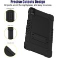 thumbnail image 4 of FIEWESEY for TCL Tab 10L Gen 3 8193A / For TCL TAB 10 Gen 2 Case Kids Friendly with Kickstand Case for TCL TAB 10 Gen 2/TCL TAB 10L LTE Gen 3 Model 8194A/TCL Tab 10L Gen 3 - 2*Black, 4 of 7
