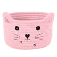 thumbnail image 1 of Hilo Con Orejas De Gato Para Tejer Almacenamiento De Escritorio Hecho A Mano Cabecero De Cama Varios Clasificación Redondo Azul, 1 of 5