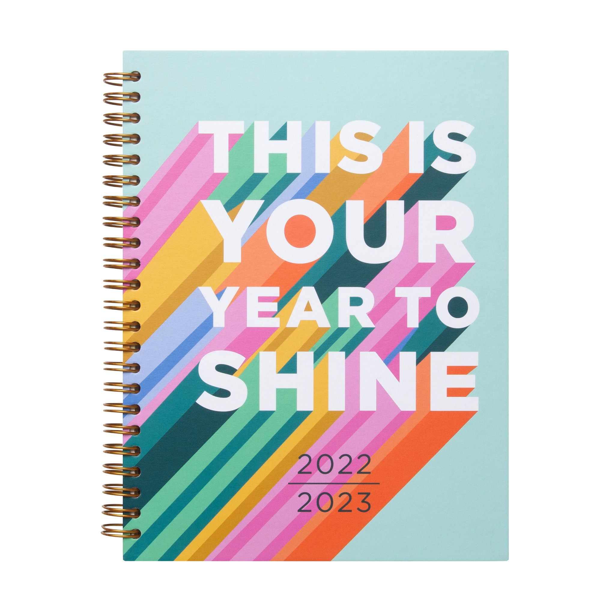 Mintgreen Daily Weekly Monthly Spiral Planner, 6' x 8, July 2022-June 2023, This is Your Year