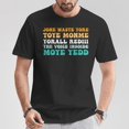 thumbnail image 2 of Jone Waste Yore Toye Monme Yorall Rediii The Voice Insoide T-Shirt, Unique Funny Quote Graphic Tee for Men and Women, Casual Comfortable Shirt, Quirky Statement Outfit, Gift Idea for Humor Fans, 2 of 3