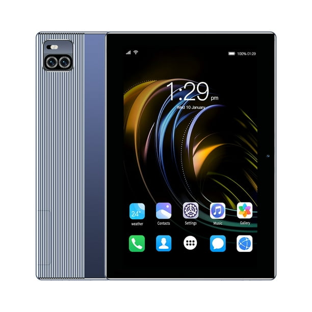 Pisexur Electronics para hombres, tableta HD de 10.1 pulgadas de grosor, WiFi, Bluetooth, 10 núcleos, llamadas de voz, juegos, compatible con función de comunicación SIM, cámaras duales frontal y tra