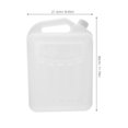 thumbnail image 2 of TABLZONE Pichet d'Eau Réutilisable Récipient en Plastique Blanc pour Stockage de Produits Chimiques 1Pcs, 2 of 8