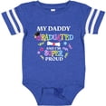 thumbnail image 3 of Inktastic My Daddy Graduated and I'm Super Proud Boys or Girls Baby Bodysuit, 3 of 5