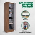 thumbnail image 4 of Mueble Ropero Closet Armario KingsHouse Mdp 2 Puertas Organizador Casa beige, 4 of 9