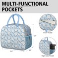 thumbnail image 6 of Womens Pioneer Flower Floral Print Pattern Lunch Box for Work,Insulated Lunch Bag for Women,Loncheras Para Mujer,Leakproof Adult Lunch Bag for Work,Beach,Travel,Picnic,Camping, 6 of 7