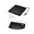 thumbnail image 3 of External CD Drive, Werleo Portable Slim USB 3.0 DVD CD Player Burner RW Writer, Copier, Reader for Laptop, Notebook, Desktop, Mac, Support Windows 7/ 8 / 10 / XP / Mac OS, 3 of 7