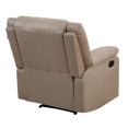thumbnail image 4 of Lifestyle Solutions Parma Recliner Chair w/ Multi-function Microfiber & Wood Frame, Beige, 4 of 9