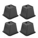 thumbnail image 1 of Elevadores de cama para muebles, elevadores de 4 pulgadas , elevadores de patas de sofá, elevadores de cama antiarañazos, almohadilla BLESIY Elevadores de cama, 1 of 8