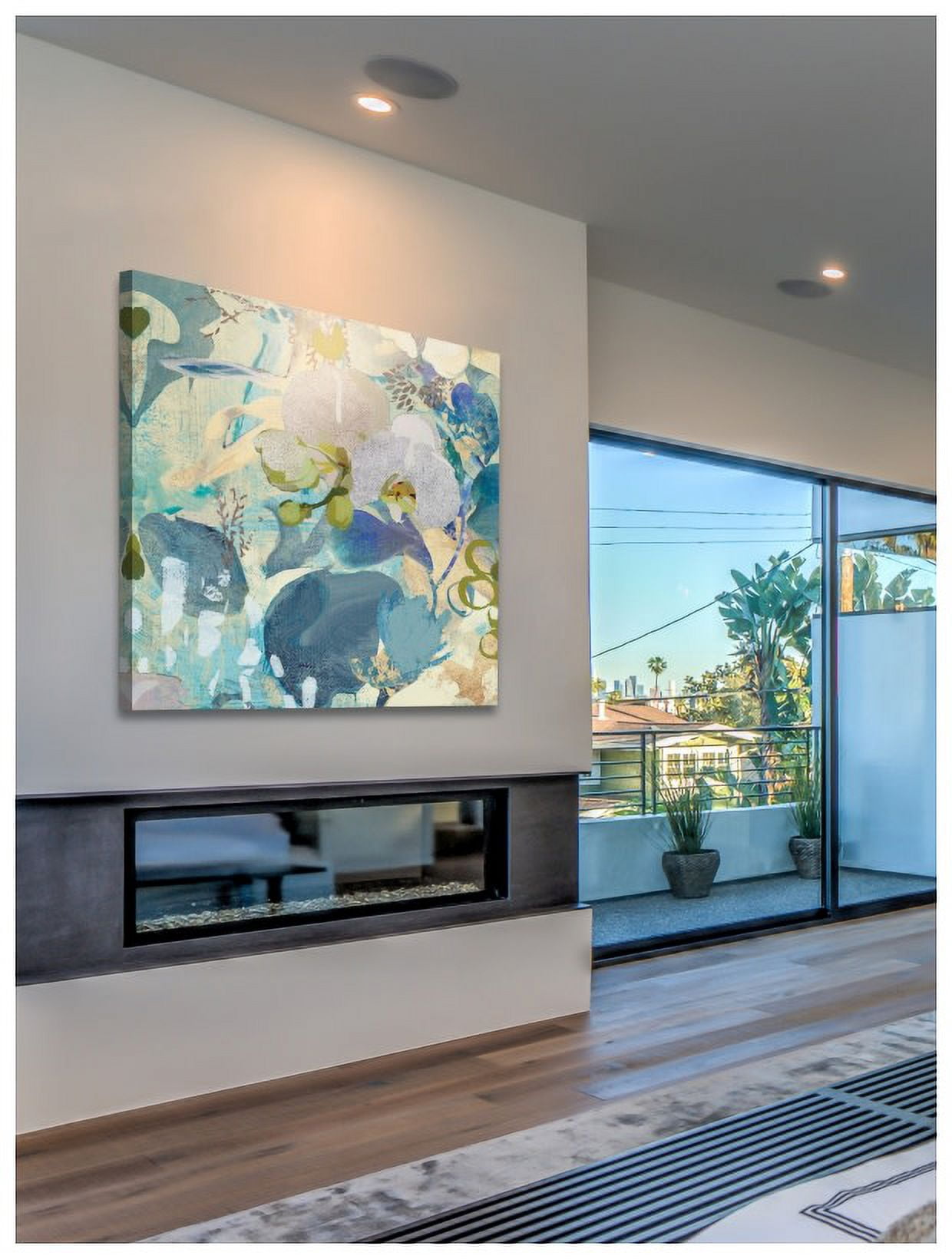 "Caressing the Shore" Painting Print on Wrapped Canvas