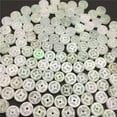 thumbnail image 5 of K-KED 100PCS Natural Grade A Jade Jadeite Bead DIY Bracelet Coin Loose Pendant 8mm, 5 of 6