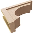 thumbnail image 6 of 7"W x 21"D x 14"H Classic Emerson Rough Cedar Woodgrain TimberThane Corbel, Primed Tan, 6 of 6
