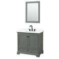 thumbnail image 4 of Wyndham Collection WCS202036SDEWQUS3M24 Deborah 36" Free Standing Single Basin Vanity Set, 4 of 6