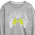 thumbnail image 3 of Instant Message - Skeleton Gamer Hands - Toddler & Youth Long Sleeve Graphic T-Shirt, 3 of 6
