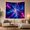 Starburst Nebula, variant on Cosmic Nebula in a Radiant Starfield, Dramatic Celestial for Space Lovers, Astronomy Home Decor, Housewarming Gift, Tapestry Wall Hanging for Bedroom and Living Room
