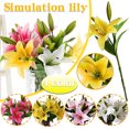 thumbnail image 1 of Teissuly Artificial Flowers Outdoor Artificial Plant Decor UV Resistant Fake Plastic Flowers Faux Shrubs for Home Garden Porch Hanging Planters Outdoor Spring Summer Decoration Teissuly WER202310161723, 1 of 9