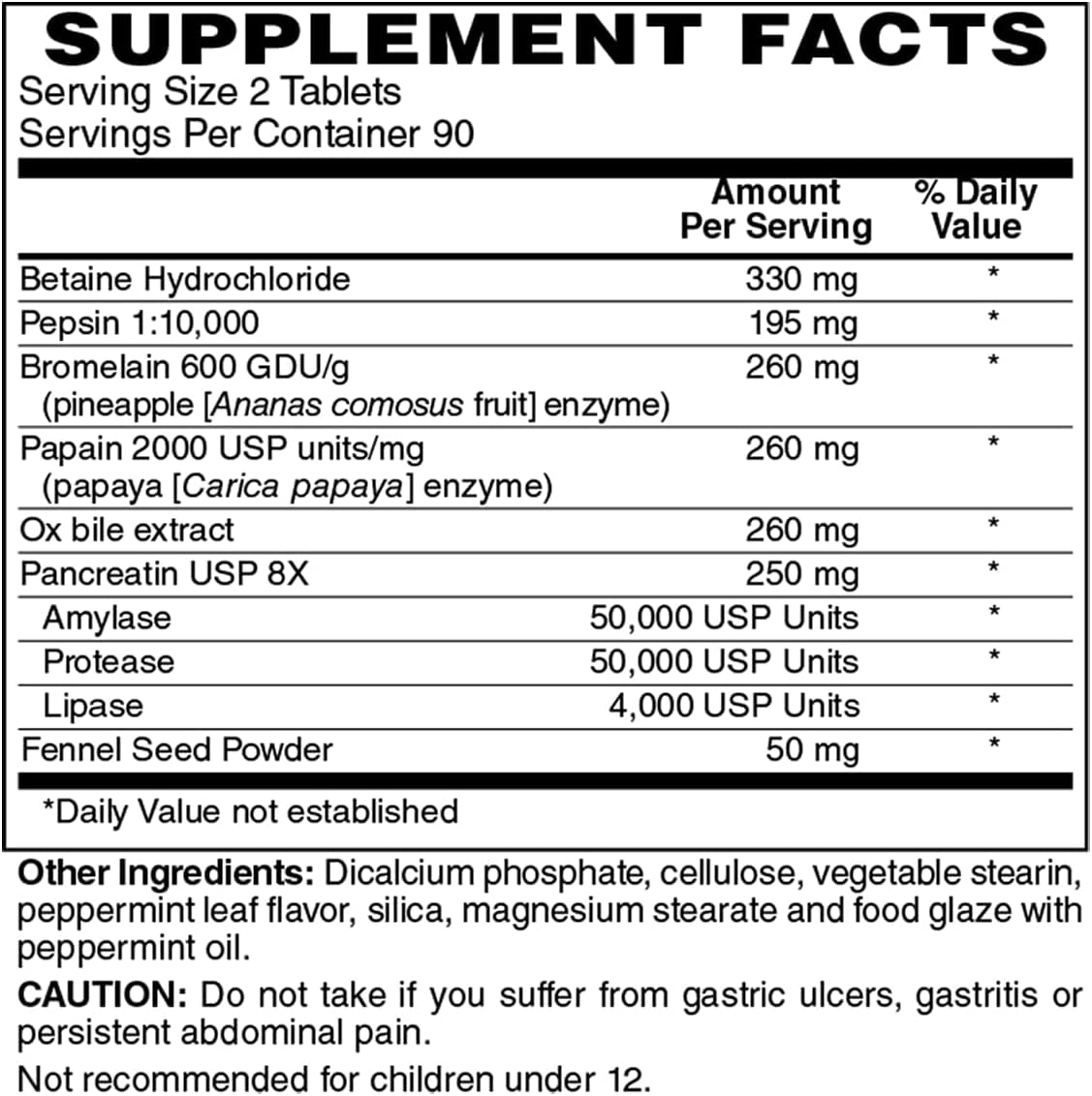 Holly Hill Health Foods, Superzymes, Digestive Enzymes, 180 Tablets