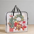 thumbnail image 4 of 3 Pack Wreath Storage Bag,Extra Large Transparent Rectangular Ornament Storage Bags, Perfect for Wreaths,Bedding,Daily necessities,Gifts,Waterproof,Reusable,Foldable, 4 of 5