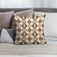 thumbnail image 6 of Beige And Brown Modern Art Geometric Pillow Covers,Beige And Brown Modern Art Geometric Throw Pillow Covers 20"×20" ,Living Room Sofa Couch Pillow Covers,Decorative Pillow Covers, 6 of 7