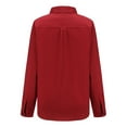 thumbnail image 3 of SSLR Oversized Button Down Shirts for Women Long Sleeve Dress Shirts High Low Causal, 3 of 8
