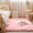 Pink, variant on Rugs for Living Room, 3'x5' Soft Fluffy Area Rug for Bedroom, Plush Decorative Rug with Anti-Skid Backing, Indoor Home Carpet for Living Room, Grey
