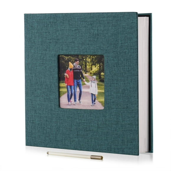 Álbum de fotos HoneyTolly, 30 hojas, 27 x 28 cm, funda de lino