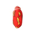 thumbnail image 3 of Mighty Bone Red Durable Squeaky Plush No Stuff Dog Toy, 3 of 9